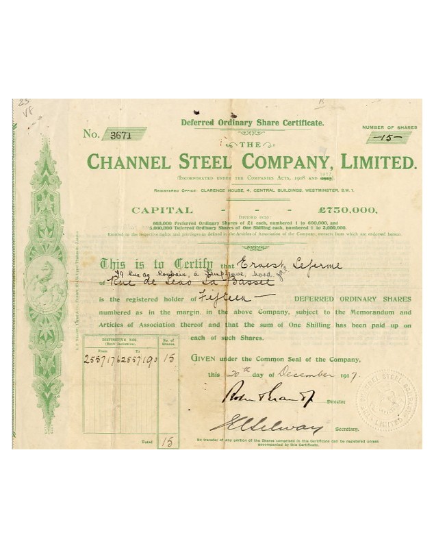 The Channel Steel Co., Ltd.