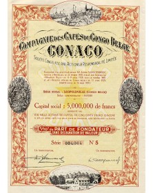 Cie des Cafés du Congo Belge CONACO