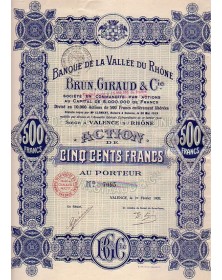 Banque de la Vallée du Rhône - Brun, Giraud & Cie