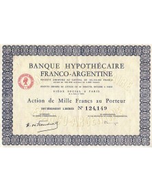 Banque Hypothécaire Franco-Argentine