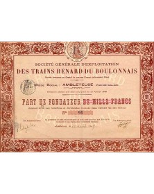 Sté d'Exploitation des Trains Renard du Boulonnais