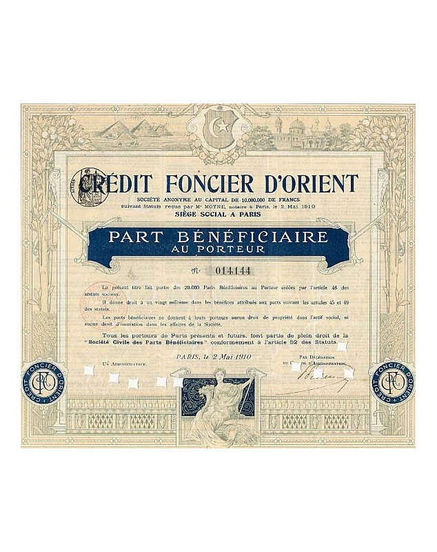 Crédit Foncier d'Orient (1910)