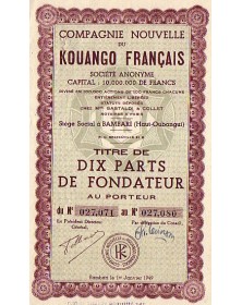 Cie Nouvelle du Kouango Français
