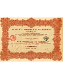Sucrerie & Raffinerie de Cochinchine -Phumy-""