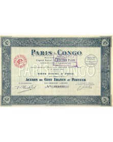 Paris-Congo, Sté Anonyme
