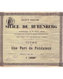 Société de la Silice de Burenberg Suisse