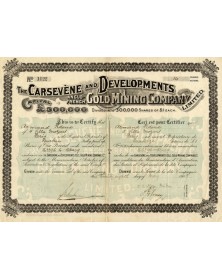 The Carsevène and Developments Anglo-French Gold Mining Company