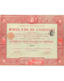 Cie des Ets Français des Mines d'Or de l'Uruguay