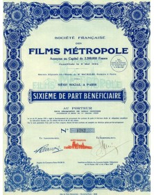 Sté Française des Films Métropole