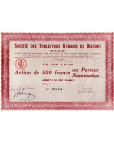Société des Trolleybus Urbains de Belfort (STUB) Franche-Comté/Belfort 90