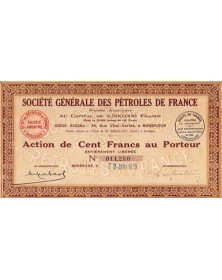 Sté Générale des Pétroles de France