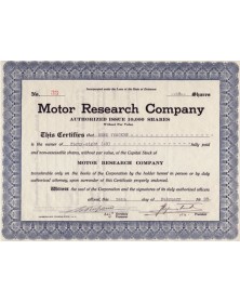 Motor Research Co.