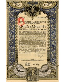 Dritte Österreichische Kriegsanleihe 5.5% 1915 (3rd War Loan)
