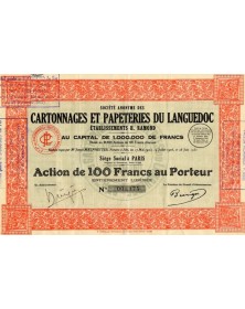 S.A. des Cartonnages et Papeteries du Languedoc. Ets H Ramond