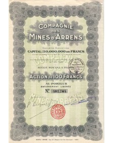Compagnie des Mines d'Arrens, Midi-Pyrénées/Hautes-Pyrénées 65