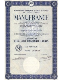MANUFRANCE - Manufacture Française d'Armes et Cycles de St-Etienne