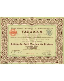 Cie Minière & Industrielle du Vanadium