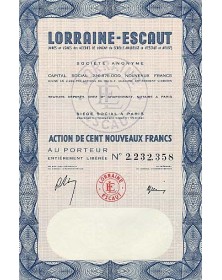 Lorraine - Escaut (Mines et Usines d'Aciéries)
