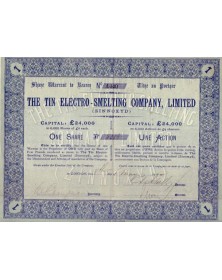 The Tin Electro-Smelting Co., Ltd. (Zinnoxyd)