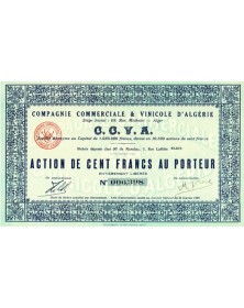 Cie Commerciale & Vinicole d'Algérie (C.C.V.A.)