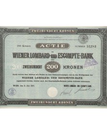Wiener Lombard et Escompte- Bank