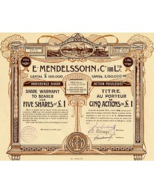 E. Mendelssohn & Co. 1906 Ltd.