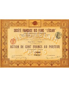 Société Française des Films ''L'Eclair'' (Anciens Etablissement Parnaland)