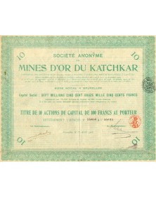 Sté des Mines d'Or du Katchkar