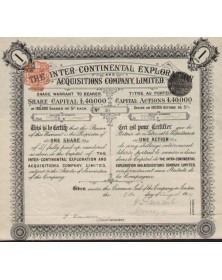 The Inter-Continental Exploration Acquisitions Co. ,Ltd