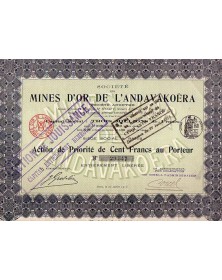 Société des Mines d'Or de l'Andavakoëra