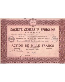 SOGENA - Sté Générale Africaine