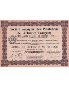 S.A. des Plantations de la Guinée Française