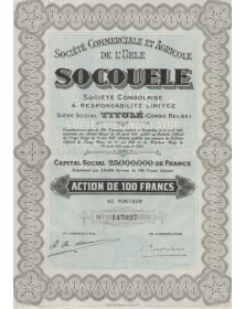 Société Commerciale et Agricole de L'Uele SOCOUELE