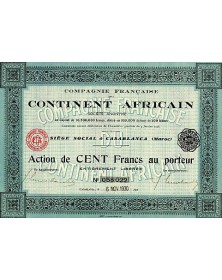 Cie Française du Continent Africain