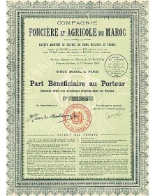 Cie Foncière & Agricole du Maroc