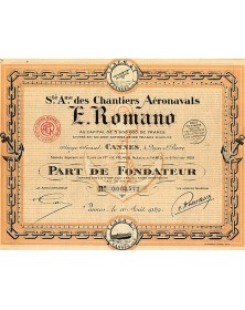 S.A. des Chantiers Aéronavals E. Romano