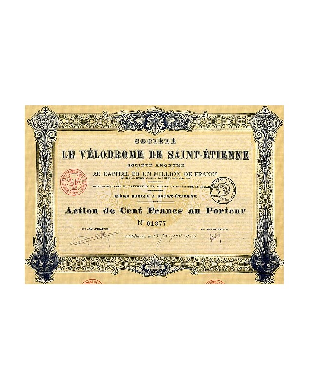 Société Le Vélodrome de Saint-Etienne