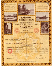 Empire Chérifien (Protectorat de la République Française au Maroc
