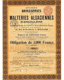 Grandes Brasseries et Malteries Alsaciennes d'AngoulÃªme