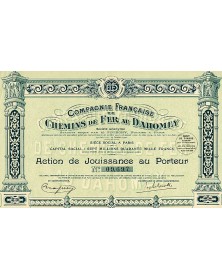 Compagnie Française de Chemins de Fer au Dahomey