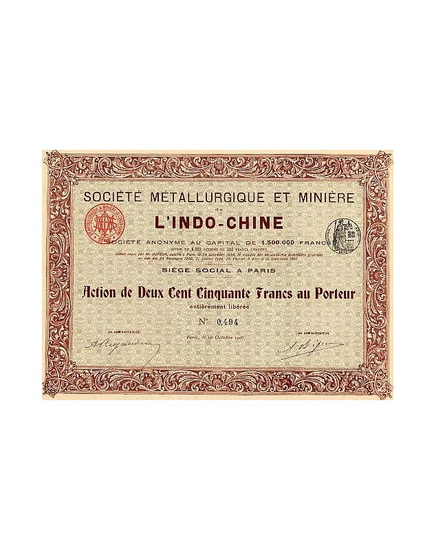 Sté Métallurgique & Minière de l'Indo-Chine