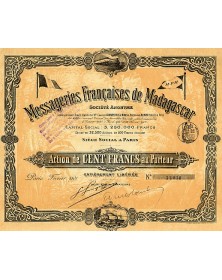 Messageries Françaises de Madagascar. 1901