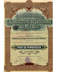 Compagnie Financière pour l'Agriculture & l'Industrie au Maroc