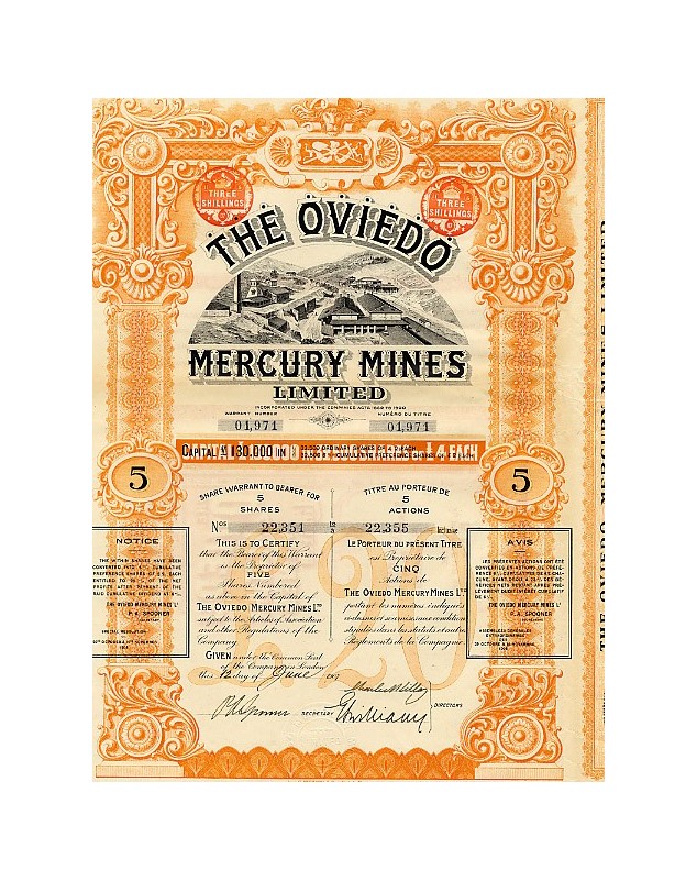 The Oviedo Mercury Mines Ltd.