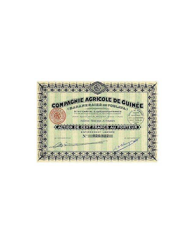 Cie Agricole de Guinée