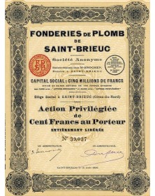 Fonderies de Plomb de Saint-Brieuc