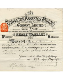 The Templeton Asbestos Mining Co. Ltd.
