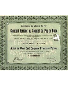 Compagnie du Chemin de Fer de Clermont-Ferrand au Sommet du Puy-de-Dôme