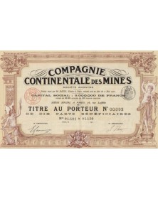 Cie Continentale des Mines