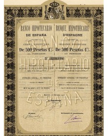 Banco Hipotecario de España - Banque Hypothécaire d'Espagne (1913)